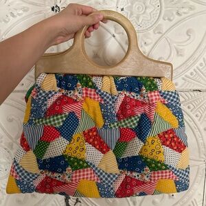 -1970’s PATCHWORK PURSE-